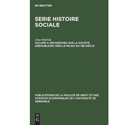 Jésus Ibarrola Recherches Sur La Société Grenobloise Vers Le (Copertina rigida)