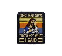 Jesus Iron-On Patches, Christian Embroidery Patches, Religious Sew-On Appliques, Backpack Patch per bambini, Iron-On Jesus Patch, Applique Patch per Clot for Clothes, Jackets, Jeans, Backpacks & Hats