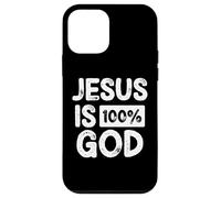 Jesus Is 100 Percent God Christian Faith Statement Custodia per iPhone 12 mini