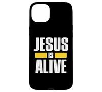 Jesus Is Alive Christian Fellowship Easter Resurrection Custodia per iPhone 15 Plus