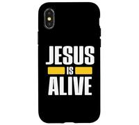 Jesus Is Alive Christian Fellowship Easter Resurrection Custodia per iPhone X/XS