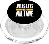 Jesus Is Alive Christian Fellowship Easter Resurrection PopSockets PopGrip per MagSafe