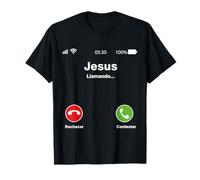 Jesus Is Calling - Jesús es mi Paz Heart of Faith Christian Maglietta