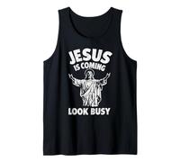 Jesus Is Coming Look Busy Divertente Design Cristiano Canotta