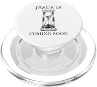 JESUS is Coming Soon - Rapture Warning Christian Quote PopSockets PopGrip per MagSafe