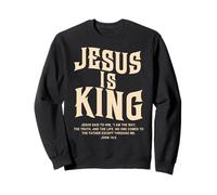 Jesus Is King Bible Verse John 14:6 Christian God Religious Felpa