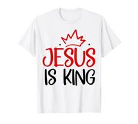 Jesus Is King Bible Verse John 14:6 Christian God Religious Maglietta