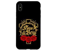 Jesus Is King Christian Faith Religious Bible Verses Spanish Custodia per iPhone XS Max