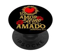 Jesus Is King Crown Faith Religious Christian Bible Verses PopSockets PopGrip Adesivo