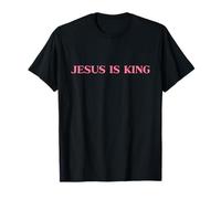 Jesus Is King Shirt Christian Faith Religious Maglietta