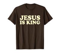 Jesus Is King Shirt Christian Faith Religious Maglietta
