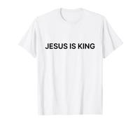 Jesus Is King Shirt Christian Faith Religious Maglietta