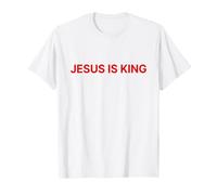 Jesus Is King Shirt Christian Faith Religious Maglietta