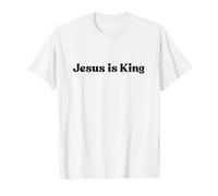 Jesus Is King Shirt Christian Faith Religious Maglietta