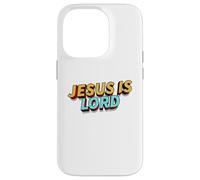 Jesus is Lord Christian Faith Foundation Believers Men Women Custodia per iPhone 14 Pro