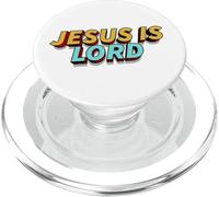 Jesus is Lord Christian Faith Foundation Believers Men Women PopSockets PopGrip per MagSafe