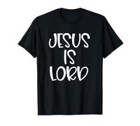 Jesus Is Lord Christian Religion Faith Love Religious Maglietta