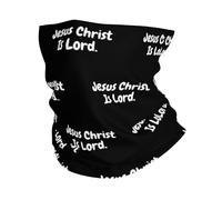 Jesus Is Lord Donna Uomo Scaldacollo Morbido Bandana Termico Copricollo per Moto Invernale Bici Passeggiata