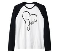 Jesus Is Love Maglia con Maniche Raglan