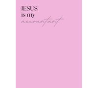 Jesus Is My Accountant Godly Steward Financial Hardcover Planner 12-Month Budget Book Money Tracker Income Expense Log Savings Goals Journal Notebook Gifts for Christians Accounting Ledger