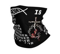 Jesus Is My Everything My God My Lord My Savior Christianity White Uomo Donna Sciarpa al Collo Antivento Scaldacollo Stampato Cerchietto per Capelli per Ciclismo Donna Sports