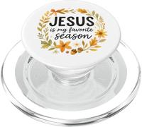 Jesus Is My Favorite Season Fall Wreath Watercolor PopSockets PopGrip per MagSafe