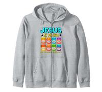 Jesus Is My Jam and I'm Here To Spread It Christian Faith Felpa con Cappuccio