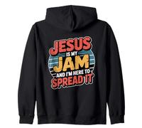 Jesus Is My Jam And I'm Here To Spread It Felpa con Cappuccio