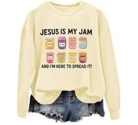 Jesus Is My Jam And I'm Here To Spread It Swewatshirt Funny Jesus Jam Graphic Sweatshirts, Khika, 3XL