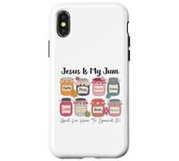 Jesus Is My Jam Faith Pray Blessed Hope Love Christian Citazione Custodia per iPhone X/XS
