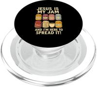 Jesus Is My Jam Maglietta Divertente Cristiana Fede PopSockets PopGrip per MagSafe