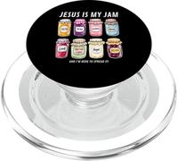 Jesus Is My Jam Tee Funny Christian Faith PopSockets PopGrip per MagSafe