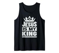 Jesus is My King - Bold Faith And Strength Design Canotta