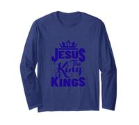 Jesus is My King - Bold Faith And Strength Design Maglia a Manica