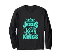 Jesus is My King - Bold Faith And Strength Design Maglia a Manica