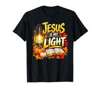 Jesus Is My Light Christian Autumn Harvest Faith Maglietta