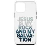 Jesus is My Rock & My Salvation - Psalm 62:6 Faith Verse Custodia per iPhone 12 mini