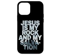 Jesus is My Rock & My Salvation - Psalm 62:6 Faith Verse Custodia per iPhone 12 mini