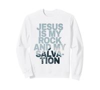 Jesus is My Rock & My Salvation - Psalm 62:6 Faith Verse Felpa