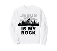 Jesus is My Rock - Psalm 62:6 Christian Faith Bible Verse Felpa