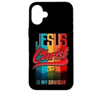 Jesus is my Savior King Christian Verse For Men Women Custodia per iPhone 16 Plus
