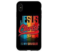 Jesus is my Savior King Christian Verse For Men Women Custodia per iPhone XS Max