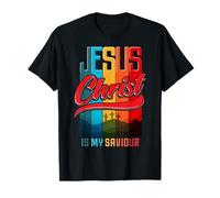 Jesus is My Savior King Christian Verse for Men Women Maglietta