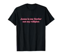 Jesus Is My Savior Not My Religion Shirt Faith Christian Maglietta