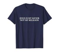 Jesus Is My Savior Not My Religion Shirt Faith Christian Maglietta