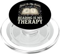 Jesus Is My Savior Reading Is My Therapy PopSockets PopGrip per MagSafe