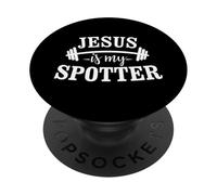 Jesus is my spotter PopSockets PopGrip Adesivo