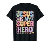 Jesus Is My Superhero Maglietta