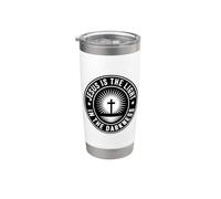 Jesus Is The Light In The Darkness Bicchiere termico in acciaio inox doppia parete