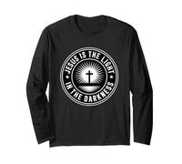 Jesus Is The Light in The Darkness Maglia a Manica